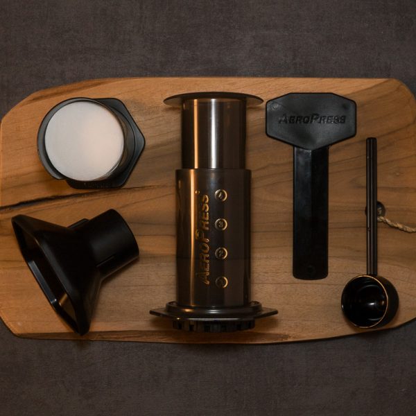 Aeropress Flatlay